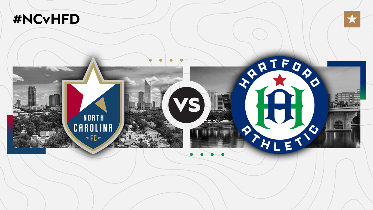 North Carolina FC vs Hartford Athletic poster North Carolina FC vs Hartford Athletic poster