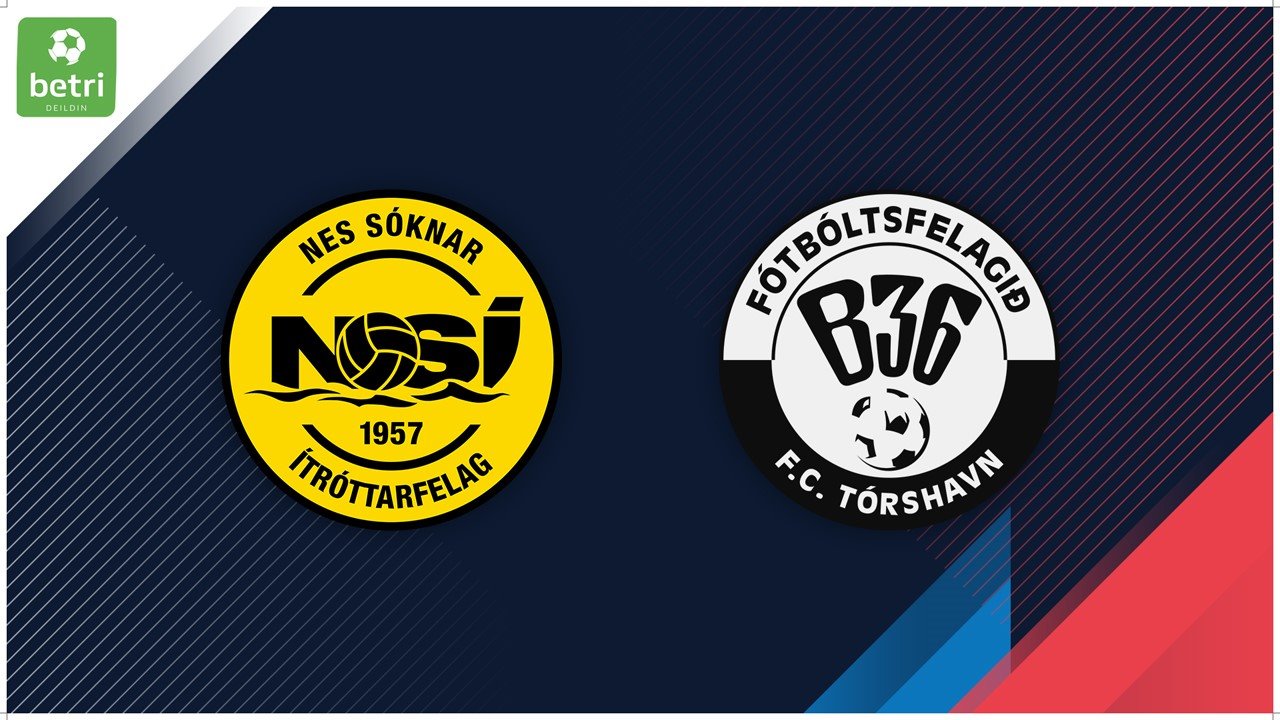 NSÍ Runavík vs B36 Tórshavn poster NSÍ Runavík vs B36 Tórshavn poster