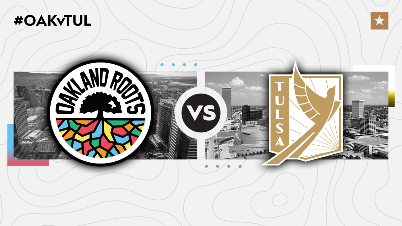 Oakland Roots vs FC Tulsa poster Oakland Roots vs FC Tulsa poster