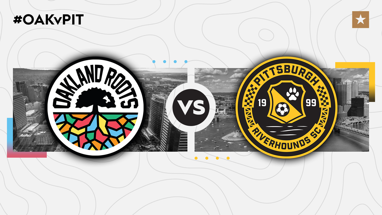 Oakland Roots vs Pittsburgh Riverhounds poster