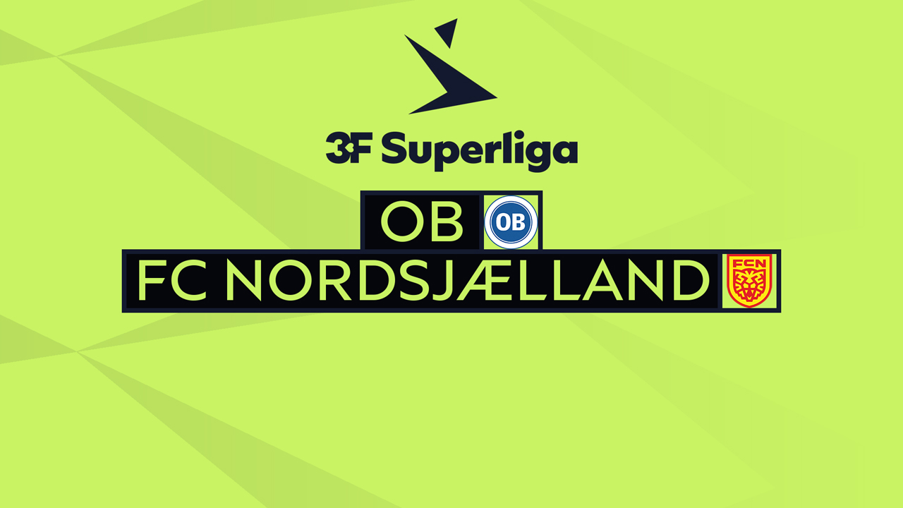 Odense BK vs FC Nordsjælland poster Odense BK vs FC Nordsjælland poster
