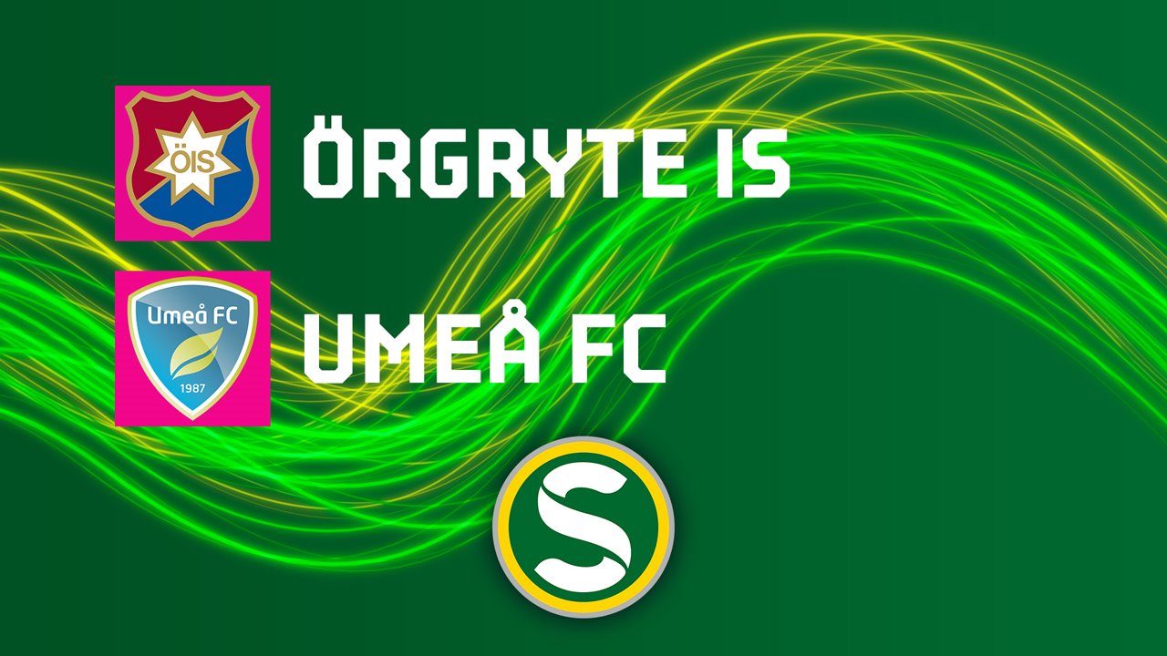 Oergryte vs Umeå poster Oergryte vs Umeå poster
