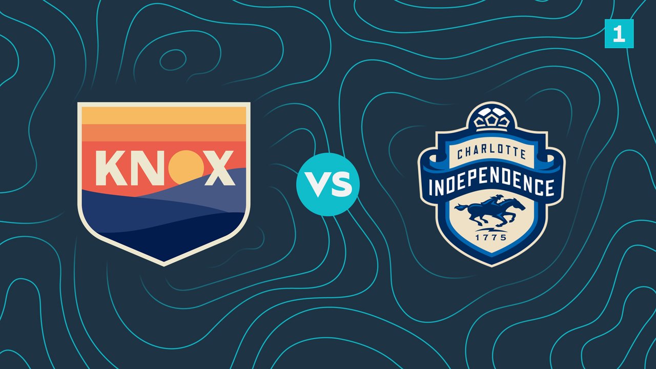 One Knoxville SC vs Charlotte Independence poster One Knoxville SC vs Charlotte Independence poster