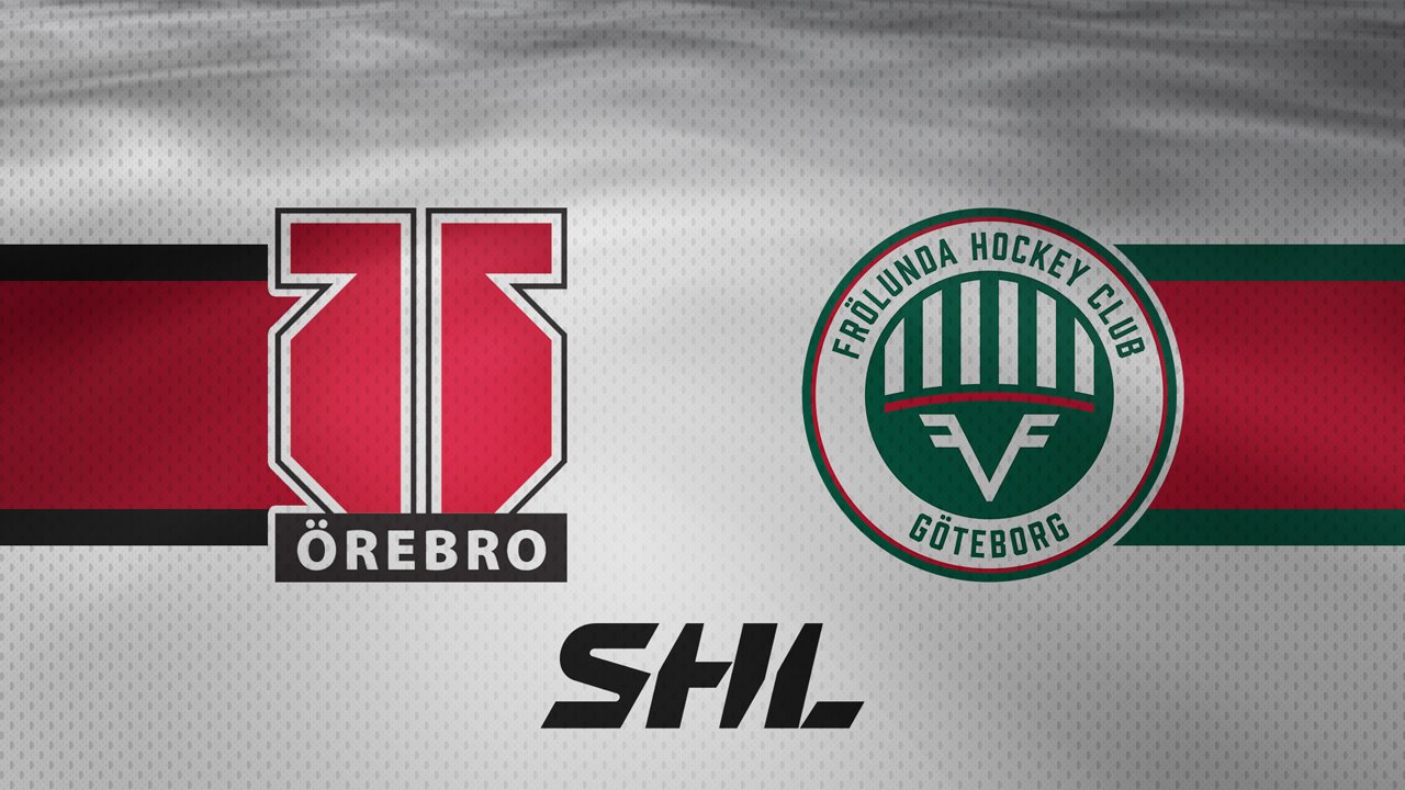 Örebro HK vs Frölunda HC poster Örebro HK vs Frölunda HC poster
