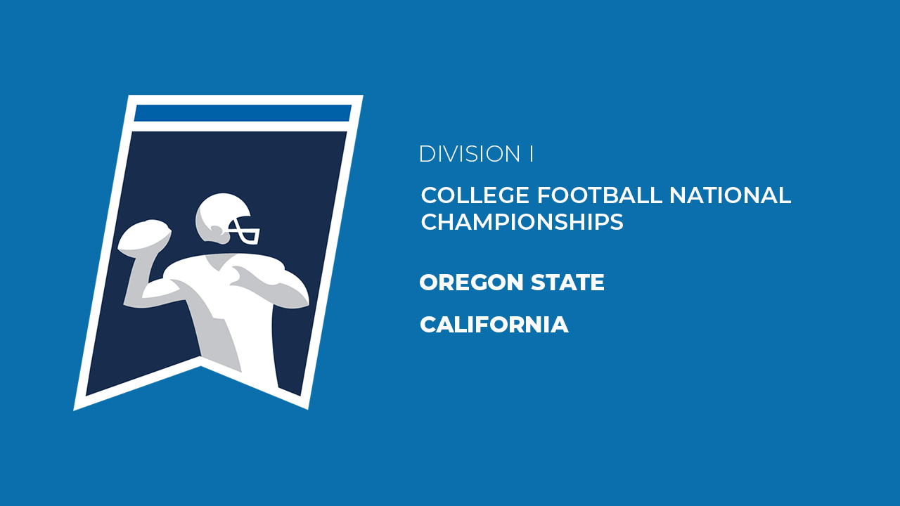 Oregon State vs California poster Oregon State vs California poster