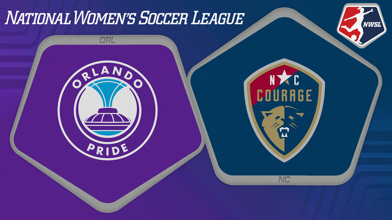 Orlando Pride vs North Carolina Courage poster Orlando Pride vs North Carolina Courage poster