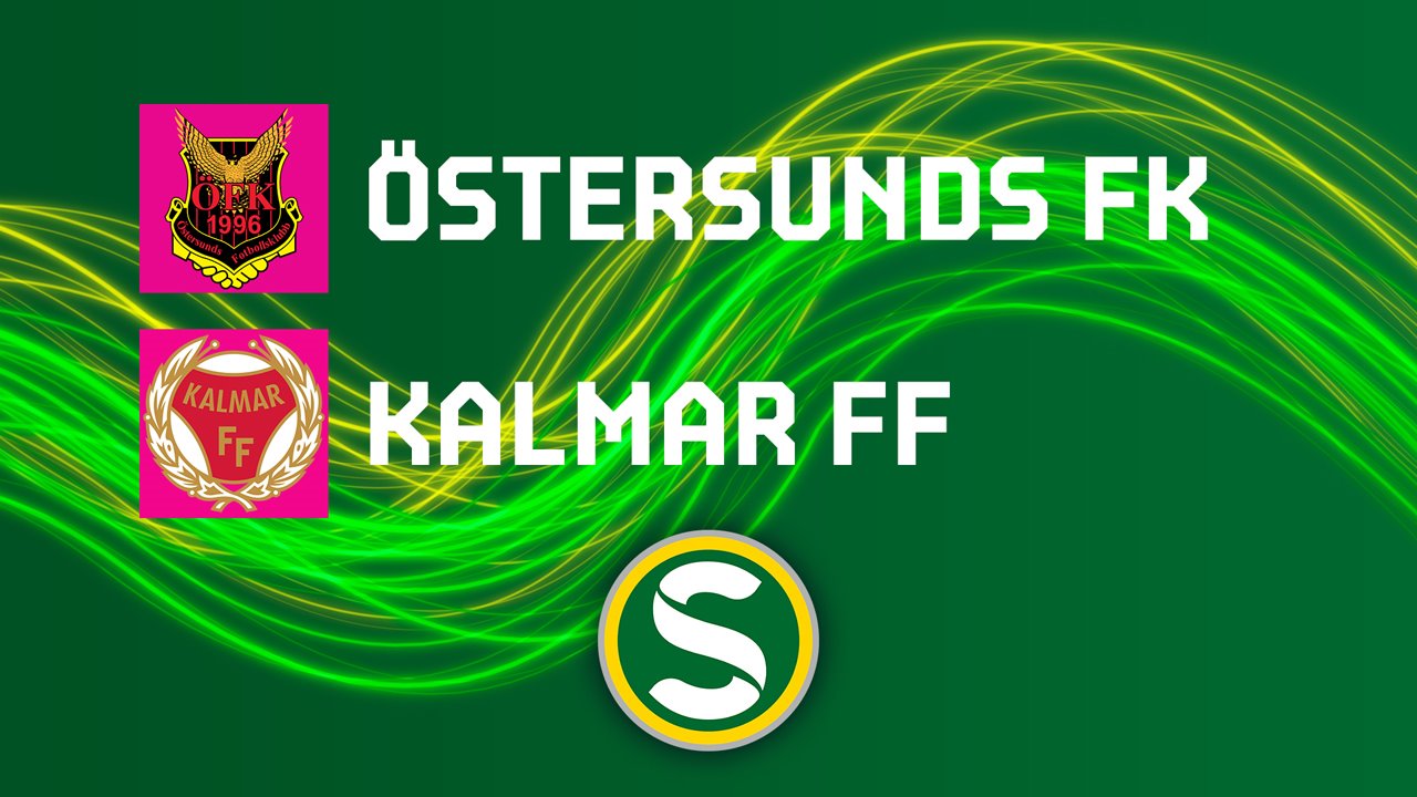 Ostersund vs Kalmar FF poster Ostersund vs Kalmar FF poster