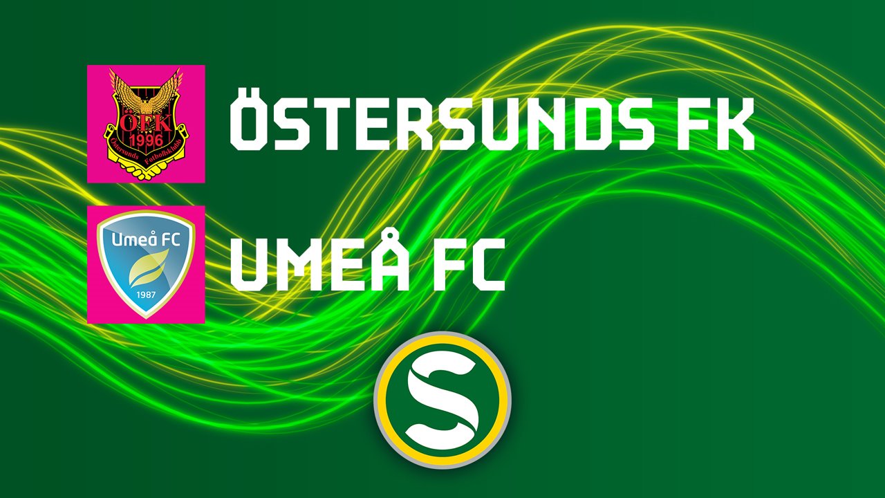 Ostersund vs Umeå poster Ostersund vs Umeå poster