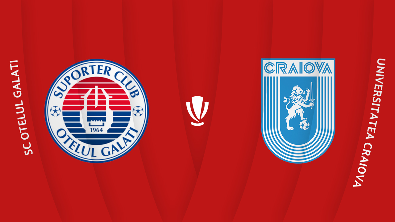 Oțelul Galați vs Universitatea Craiova poster Oțelul Galați vs Universitatea Craiova poster