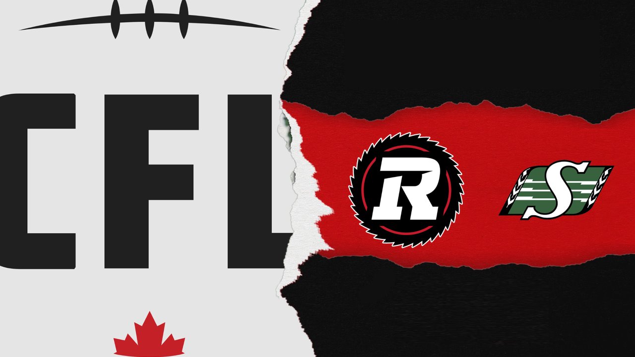 Ottawa Redblacks vs Saskatchewan Roughriders poster Ottawa Redblacks vs Saskatchewan Roughriders poster