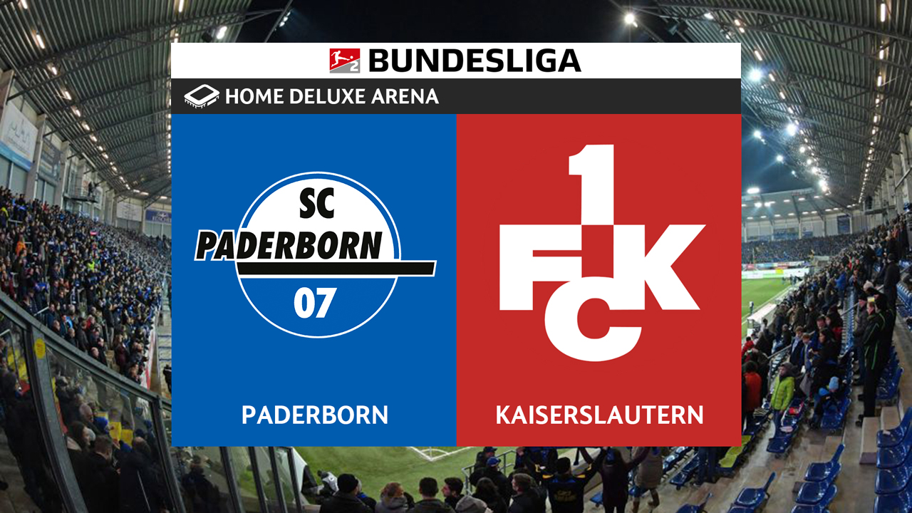 Paderborn vs Kaiserslautern poster