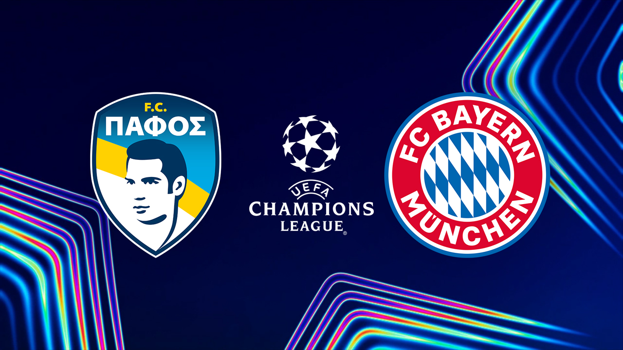 Pafos vs Bayern Munich poster Pafos vs Bayern Munich poster