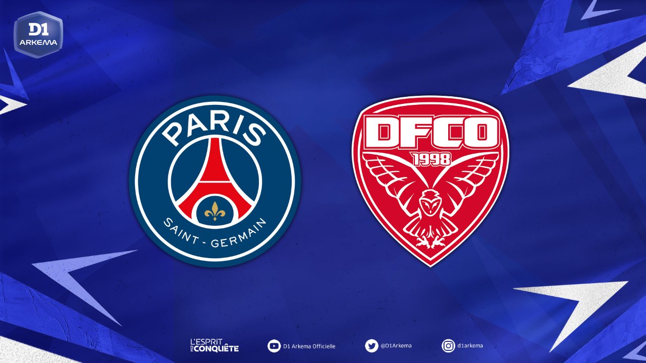 Paris Saint Germain Women vs Dijon Women poster Paris Saint Germain Women vs Dijon Women poster
