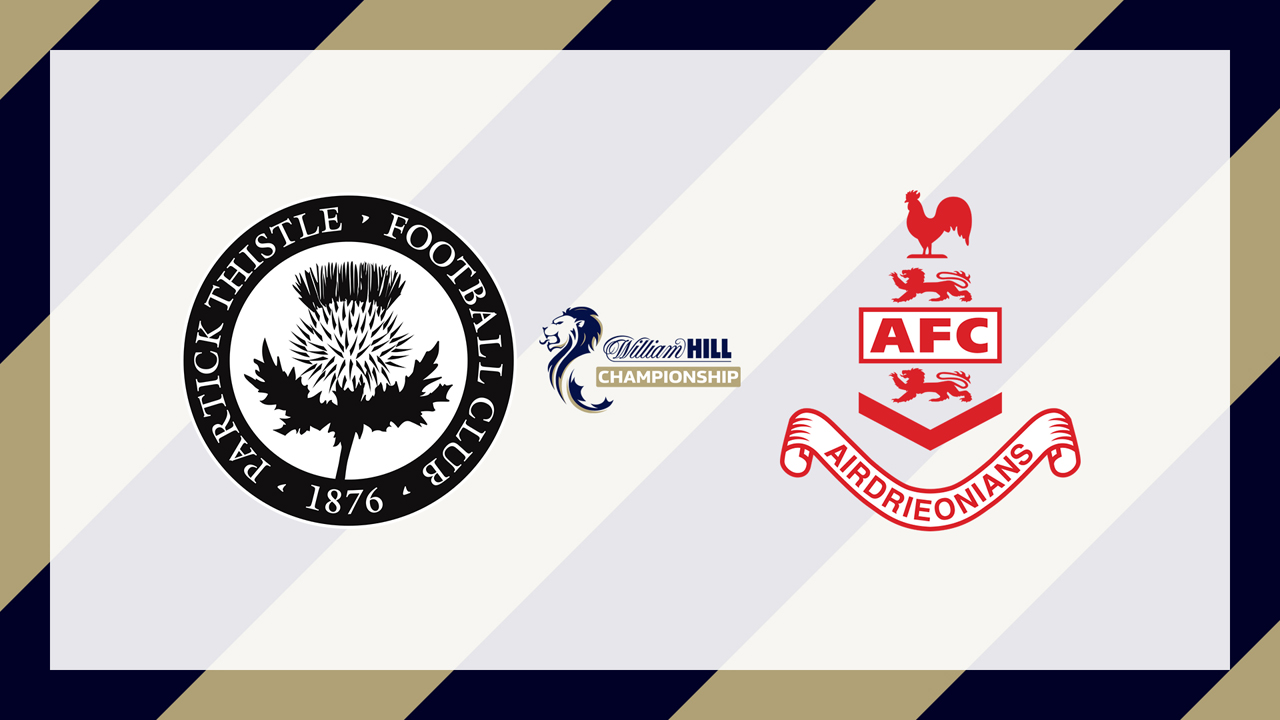 Partick Thistle vs Airdrieonians poster Partick Thistle vs Airdrieonians poster