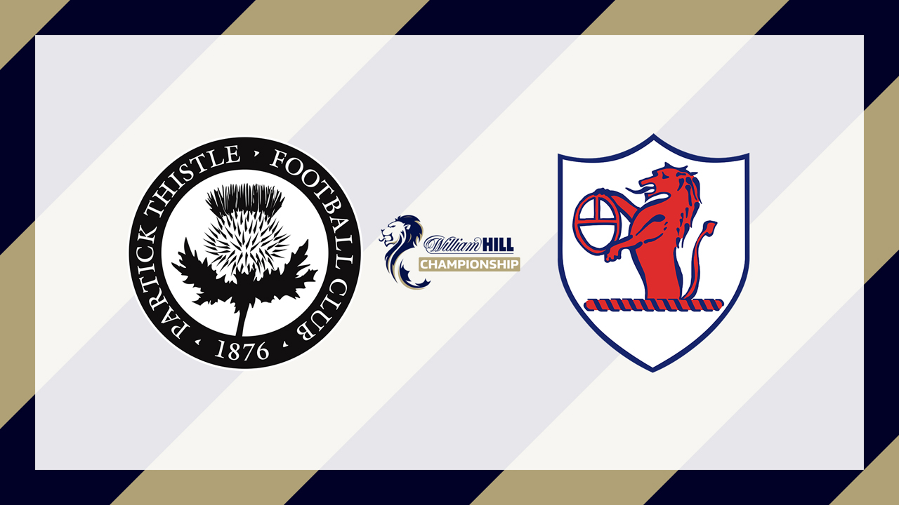 Partick Thistle vs Raith Rovers poster Partick Thistle vs Raith Rovers poster