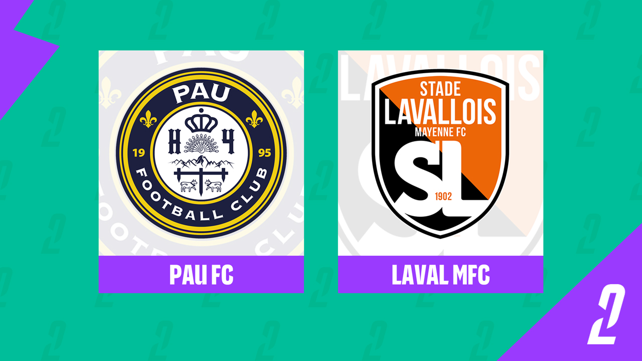 Pau FC vs Laval poster Pau FC vs Laval poster
