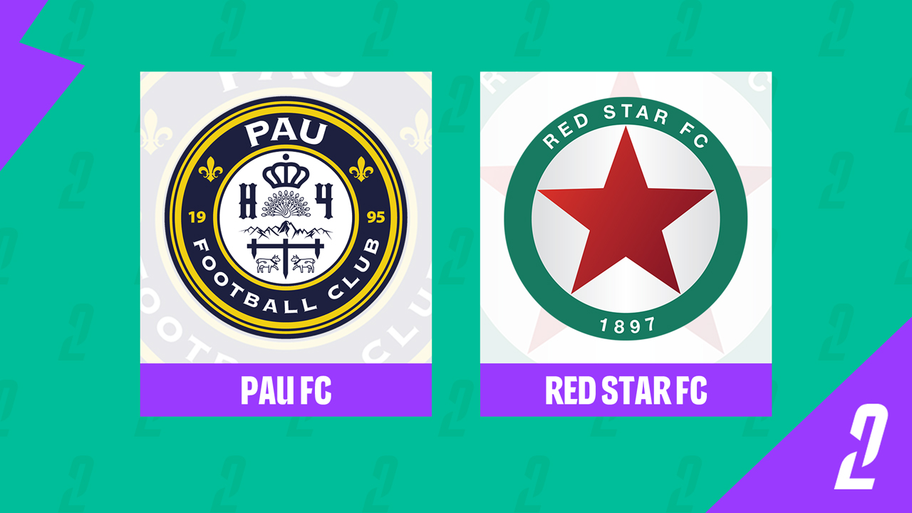 Pau FC vs Red Star poster Pau FC vs Red Star poster
