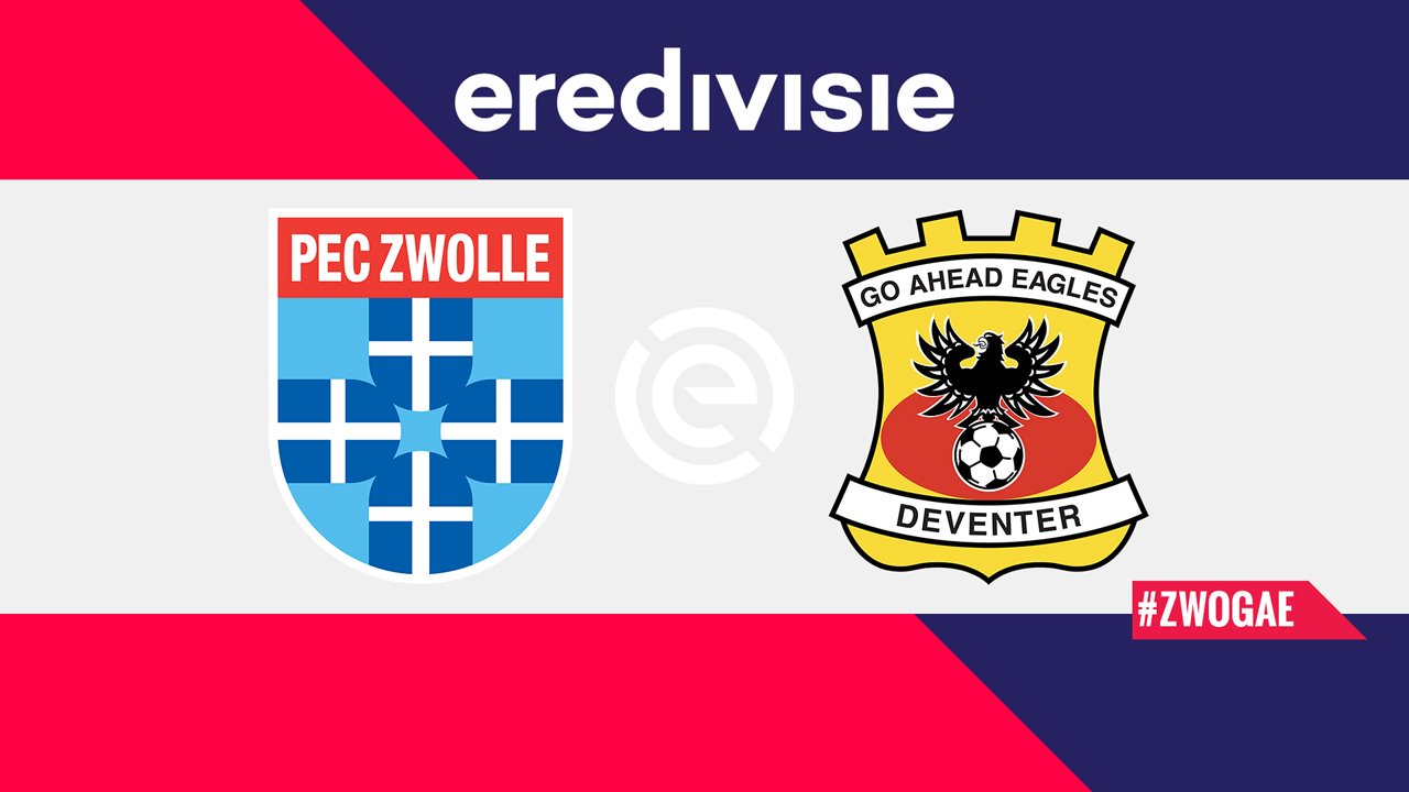 PEC Zwolle vs Go Ahead Eagles poster PEC Zwolle vs Go Ahead Eagles poster