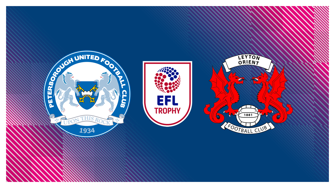 Peterborough United vs Leyton Orient poster Peterborough United vs Leyton Orient poster