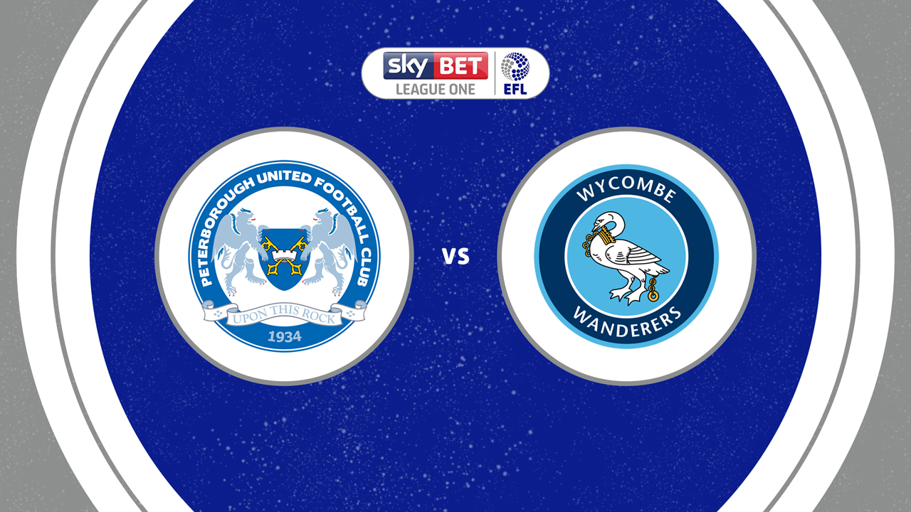 Peterborough United vs Wycombe Wanderers poster Peterborough United vs Wycombe Wanderers poster