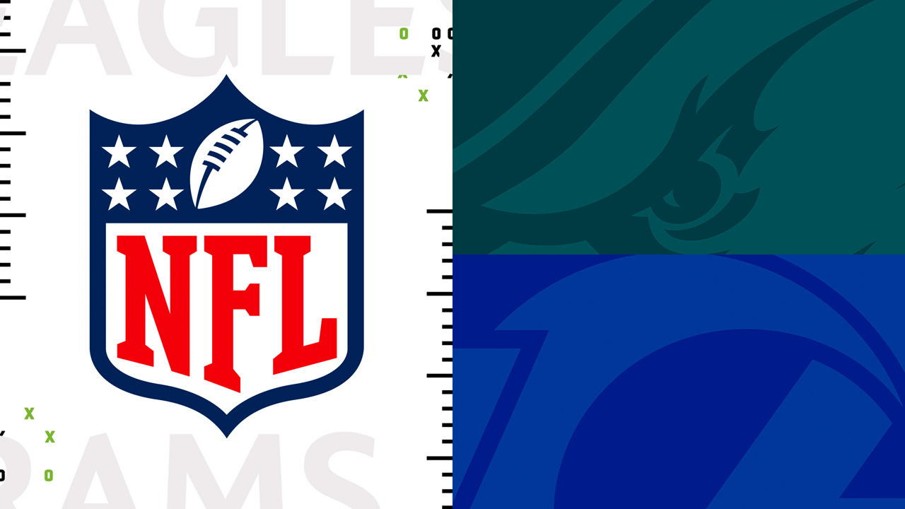 Philadelphia Eagles vs Los Angeles Rams poster Philadelphia Eagles vs Los Angeles Rams poster