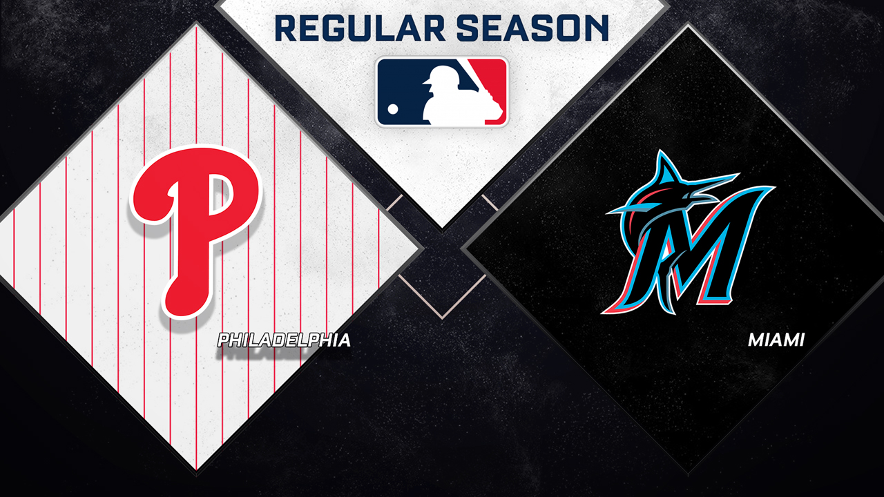 Philadelphia Phillies vs Miami Marlins poster Philadelphia Phillies vs Miami Marlins poster