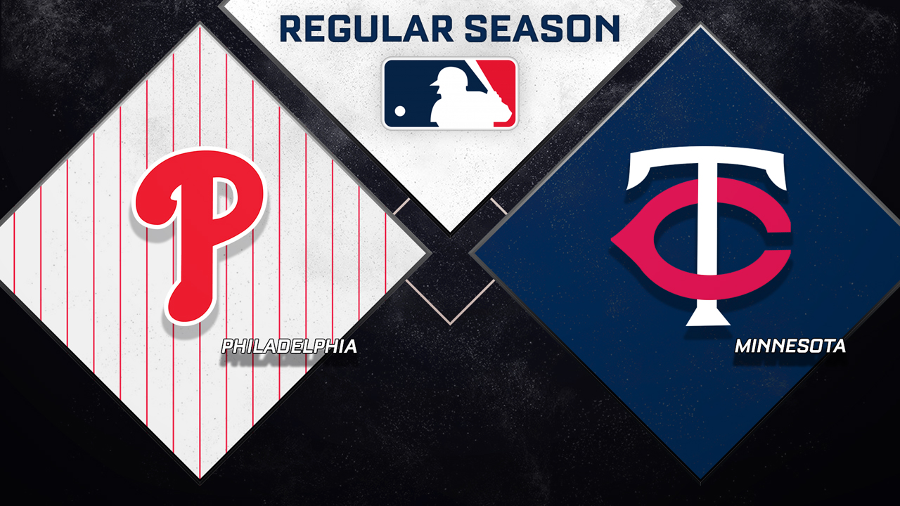 Philadelphia Phillies vs Minnesota Twins poster Philadelphia Phillies vs Minnesota Twins poster