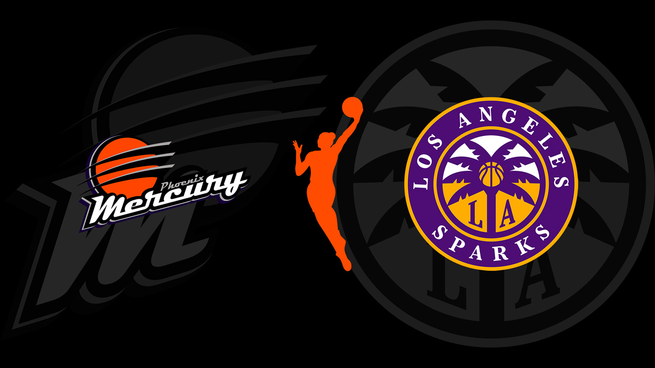 Phoenix Mercury vs Los Angeles Sparks poster Phoenix Mercury vs Los Angeles Sparks poster