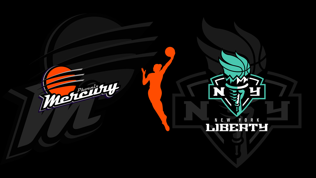 Phoenix Mercury vs New York Liberty poster Phoenix Mercury vs New York Liberty poster