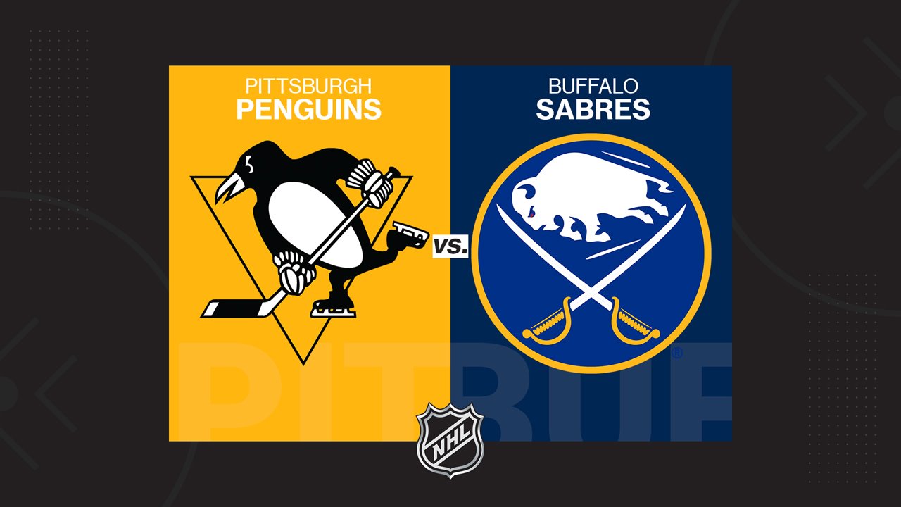 Pittsburgh Penguins vs Buffalo Sabres poster Pittsburgh Penguins vs Buffalo Sabres poster