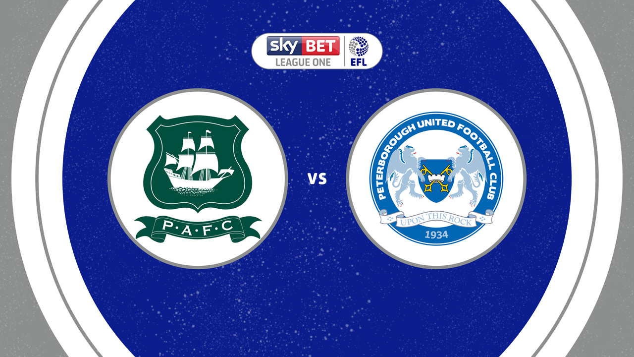 Plymouth Argyle vs Peterborough United poster