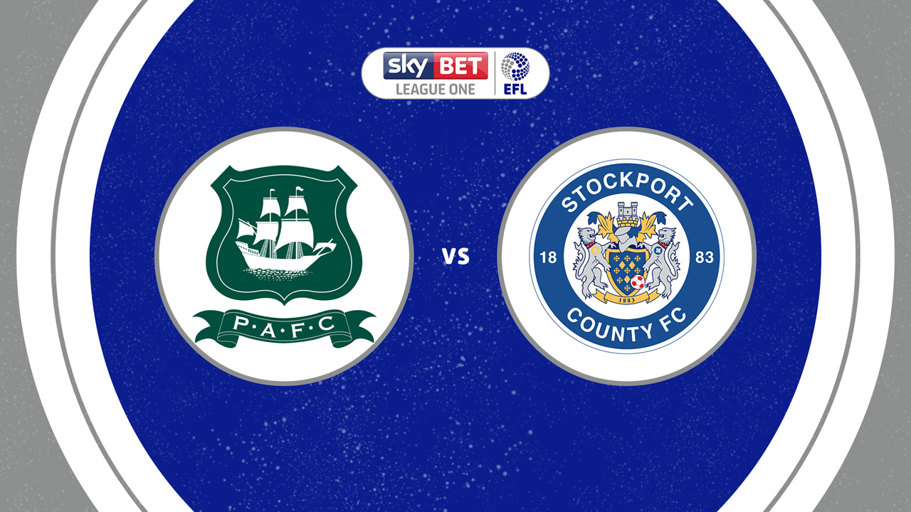 Plymouth Argyle vs Stockport County poster Plymouth Argyle vs Stockport County poster