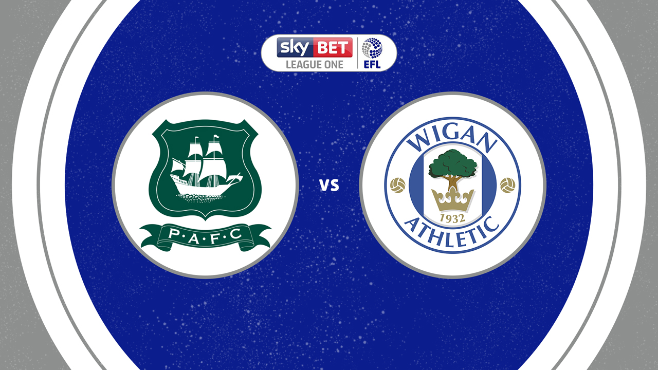 Plymouth Argyle vs Wigan Athletic poster Plymouth Argyle vs Wigan Athletic poster