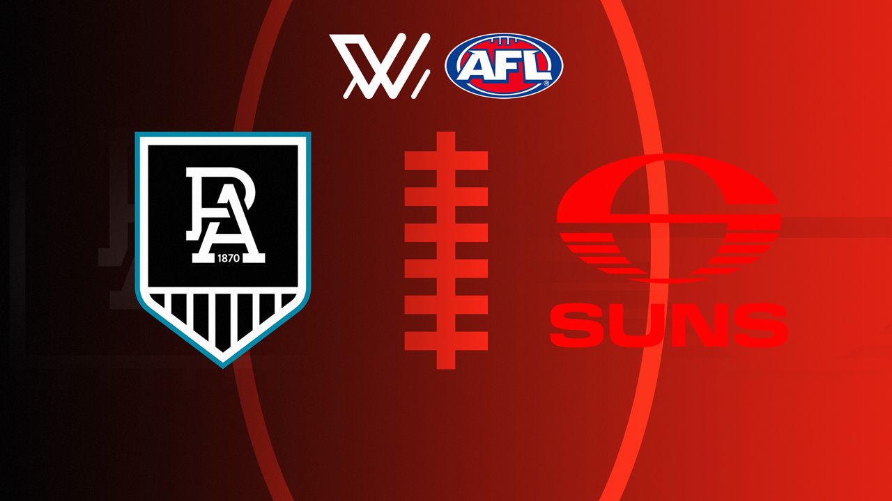 Port Adelaide Power Women vs Gold Coast Suns Women poster Port Adelaide Power Women vs Gold Coast Suns Women poster