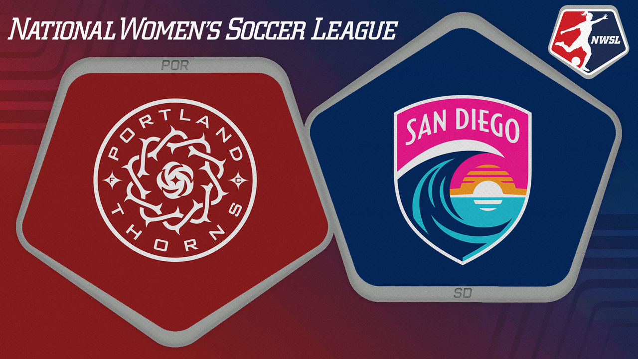 Portland Thorns vs San Diego Wave poster Portland Thorns vs San Diego Wave poster