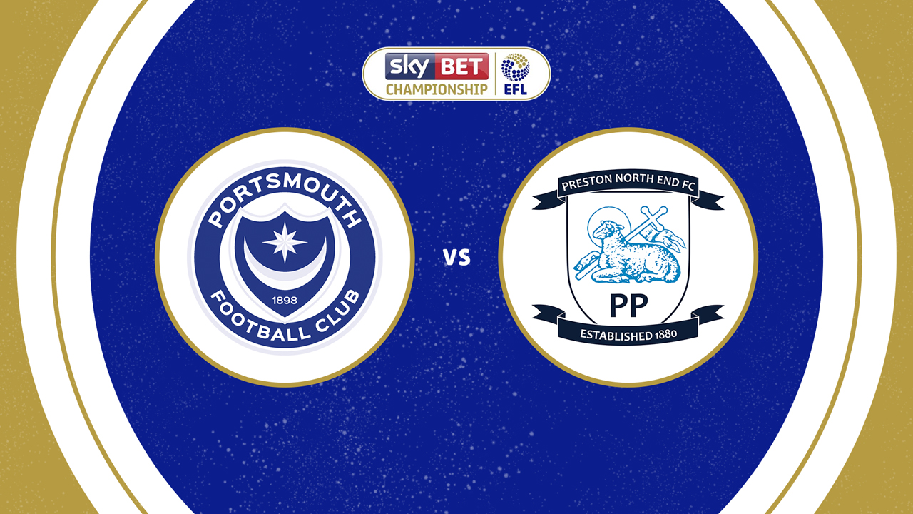 Portsmouth vs Preston North End poster Portsmouth vs Preston North End poster