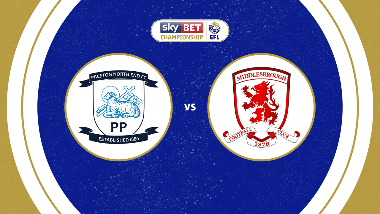 Preston North End vs Middlesbrough poster Preston North End vs Middlesbrough poster