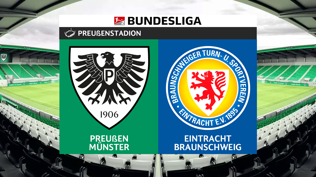 Preußen Münster vs Eintracht Braunschweig poster