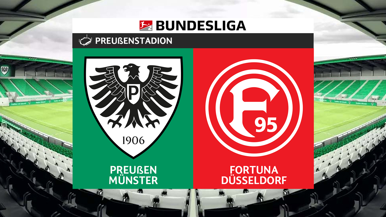 Preußen Münster vs Fortuna Düsseldorf poster Preußen Münster vs Fortuna Düsseldorf poster
