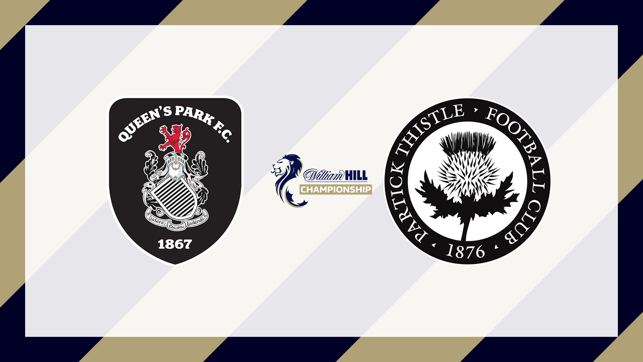 Queen's Park vs Partick Thistle poster Queen's Park vs Partick Thistle poster