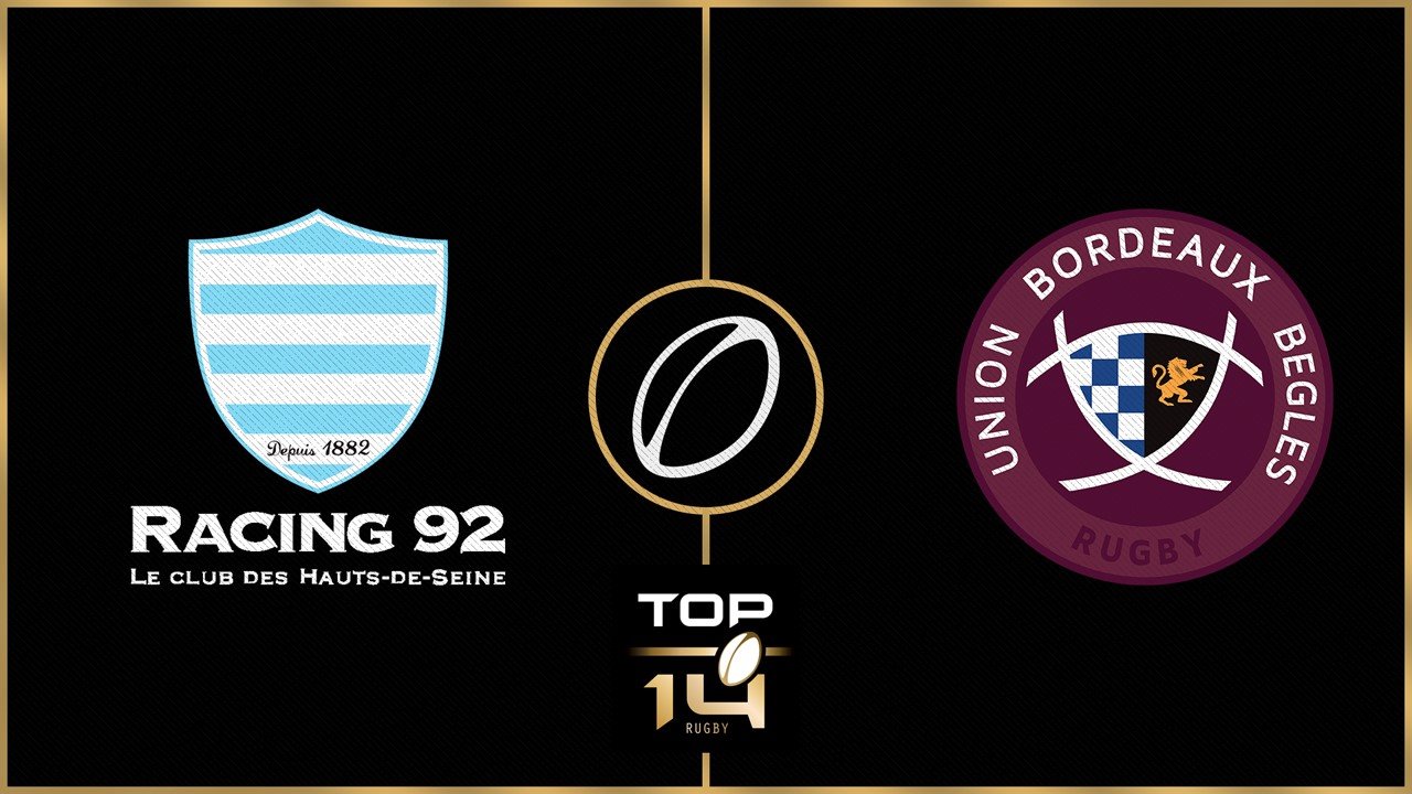 Racing Métro 92 vs Union Bordeaux Bègles poster Racing Métro 92 vs Union Bordeaux Bègles poster