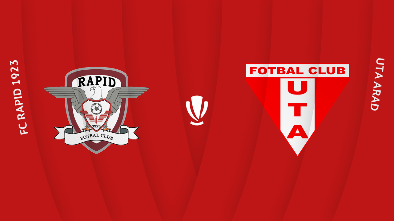 Rapid București vs UTA Arad poster Rapid București vs UTA Arad poster