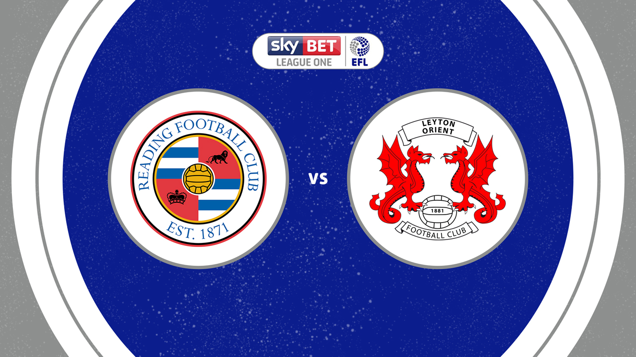Reading vs Leyton Orient poster Reading vs Leyton Orient poster