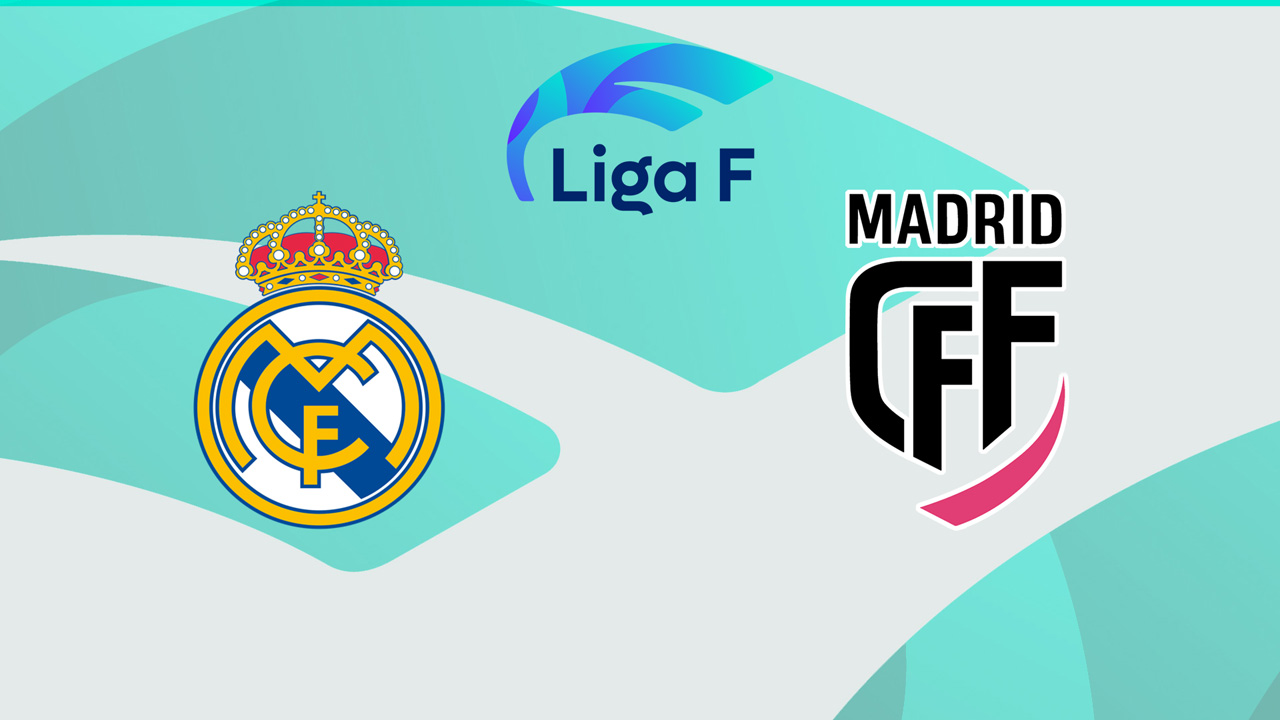 Real Madrid Femenino vs Madrid CFF poster Real Madrid Femenino vs Madrid CFF poster