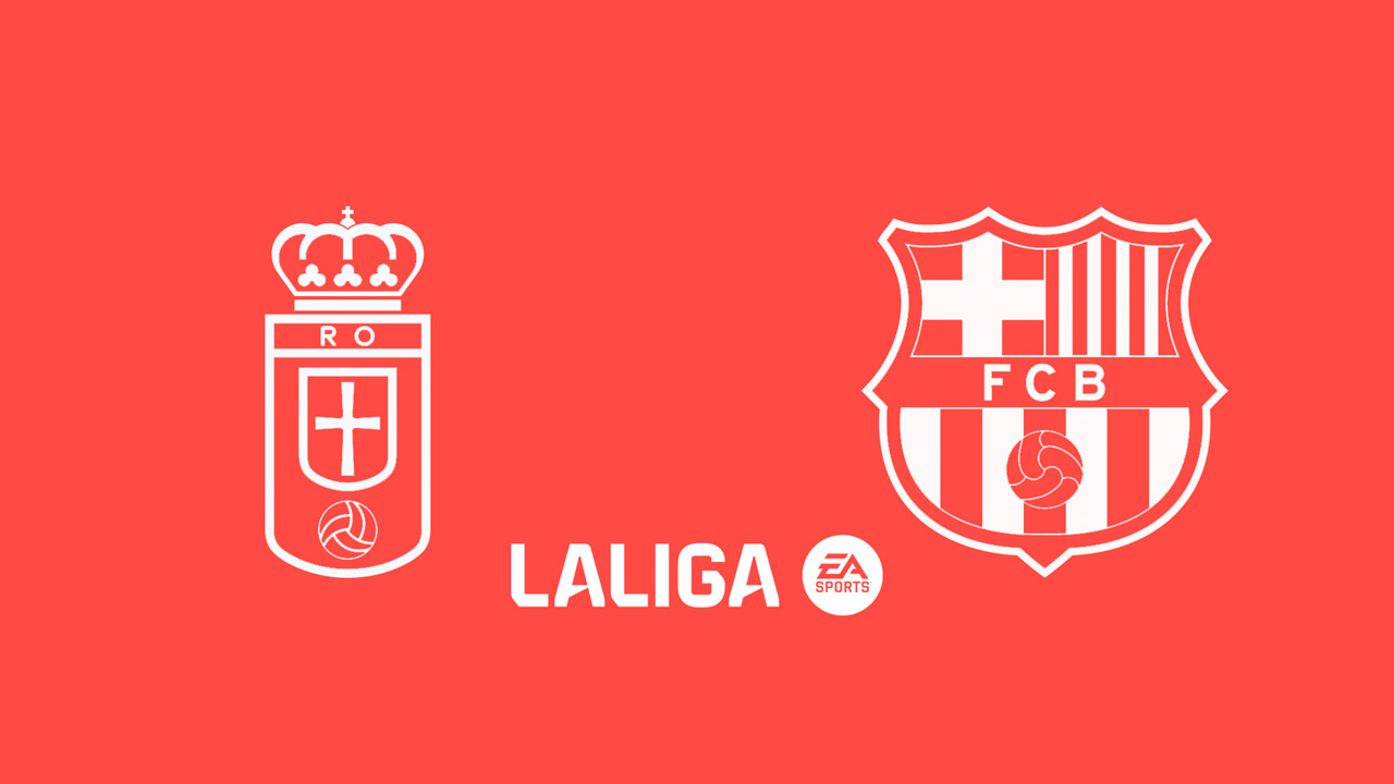 Real Oviedo vs Barcelona poster Real Oviedo vs Barcelona poster