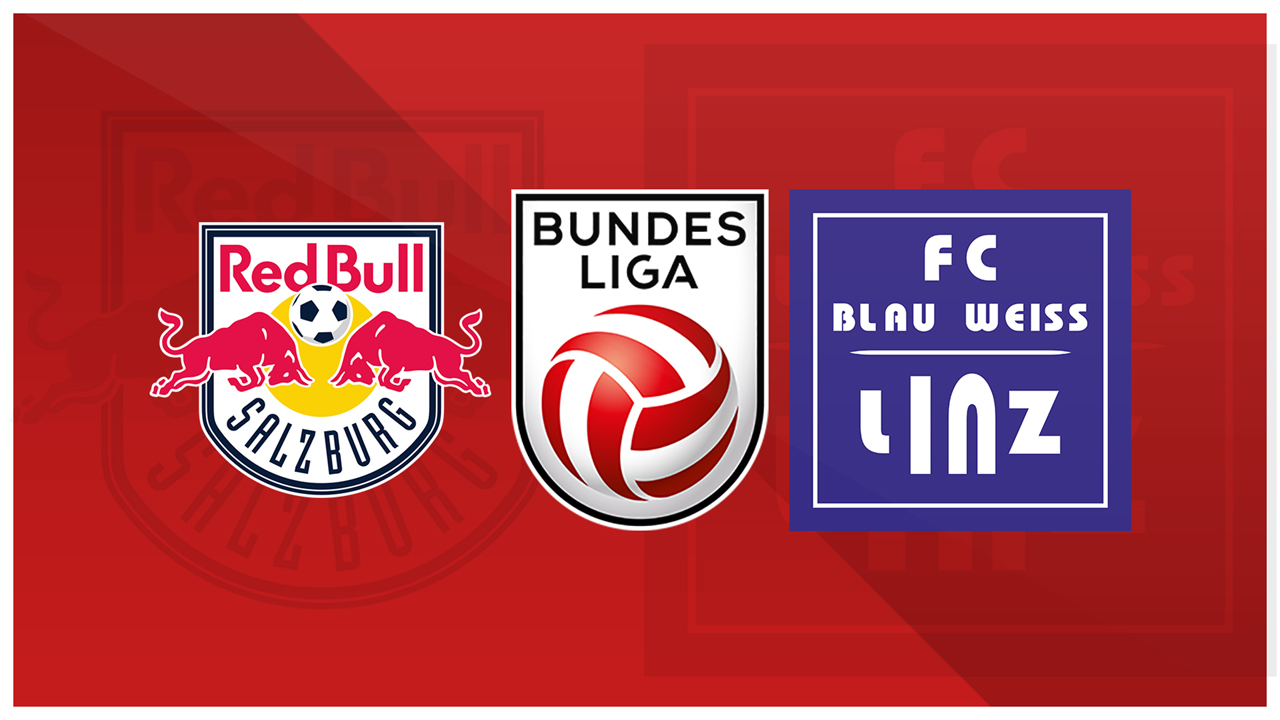 Red Bull Salzburg vs Blau-Weiß Linz poster Red Bull Salzburg vs Blau-Weiß Linz poster