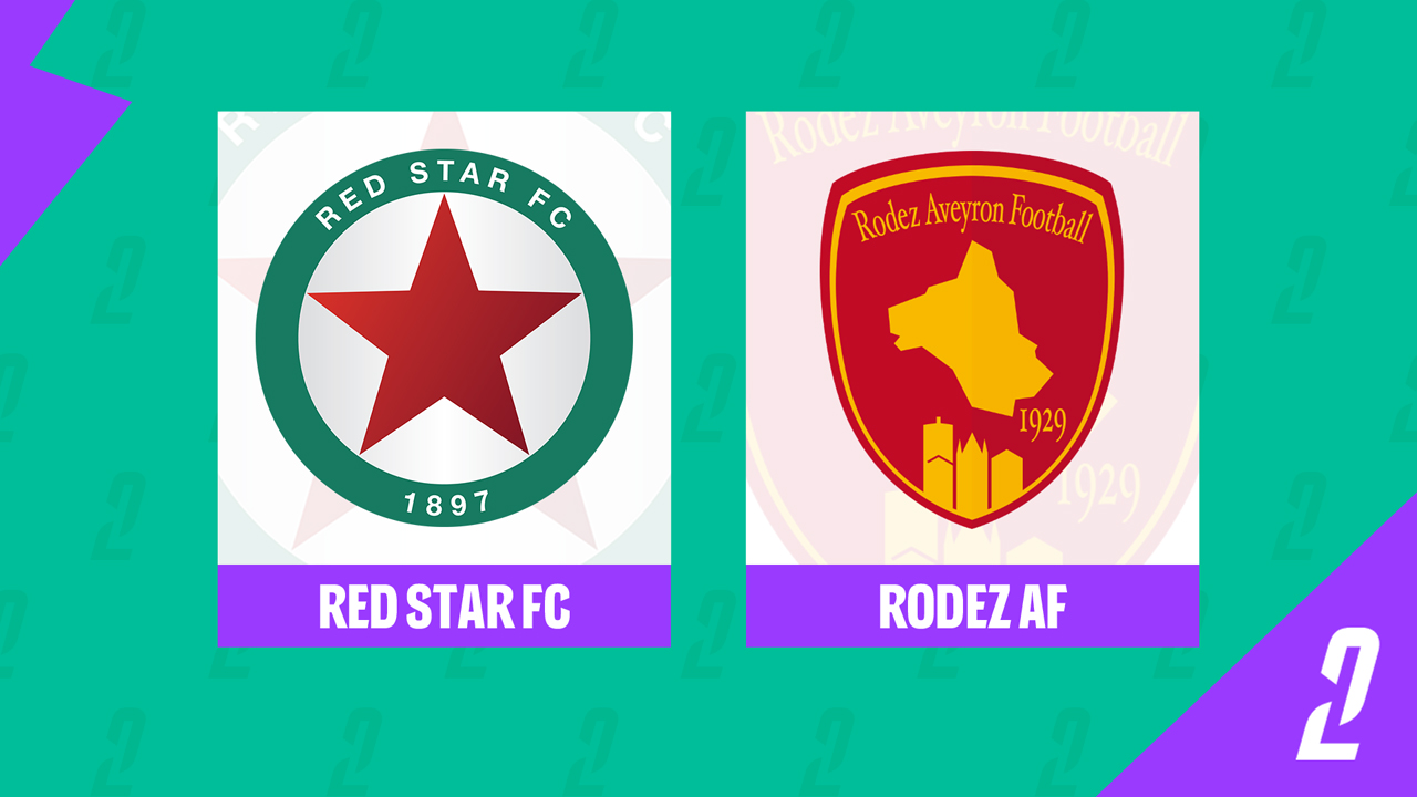 Red Star vs Rodez AF poster Red Star vs Rodez AF poster