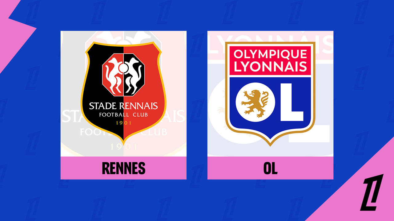 Rennes vs Lyon poster Rennes vs Lyon poster