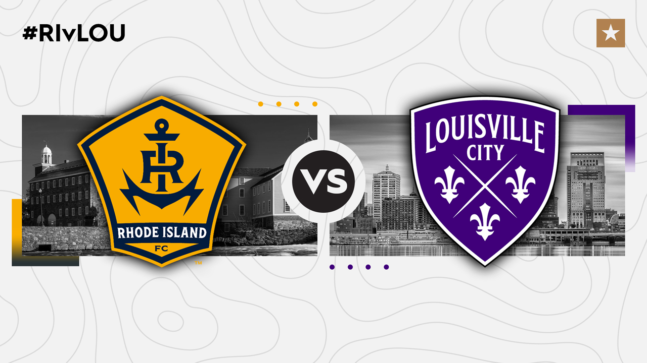 Rhode Island FC vs Louisville City poster Rhode Island FC vs Louisville City poster