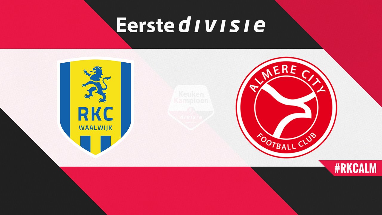 RKC Waalwijk vs Almere City poster RKC Waalwijk vs Almere City poster